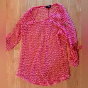 Coldwater Creek Vibrant Pink Knit Top